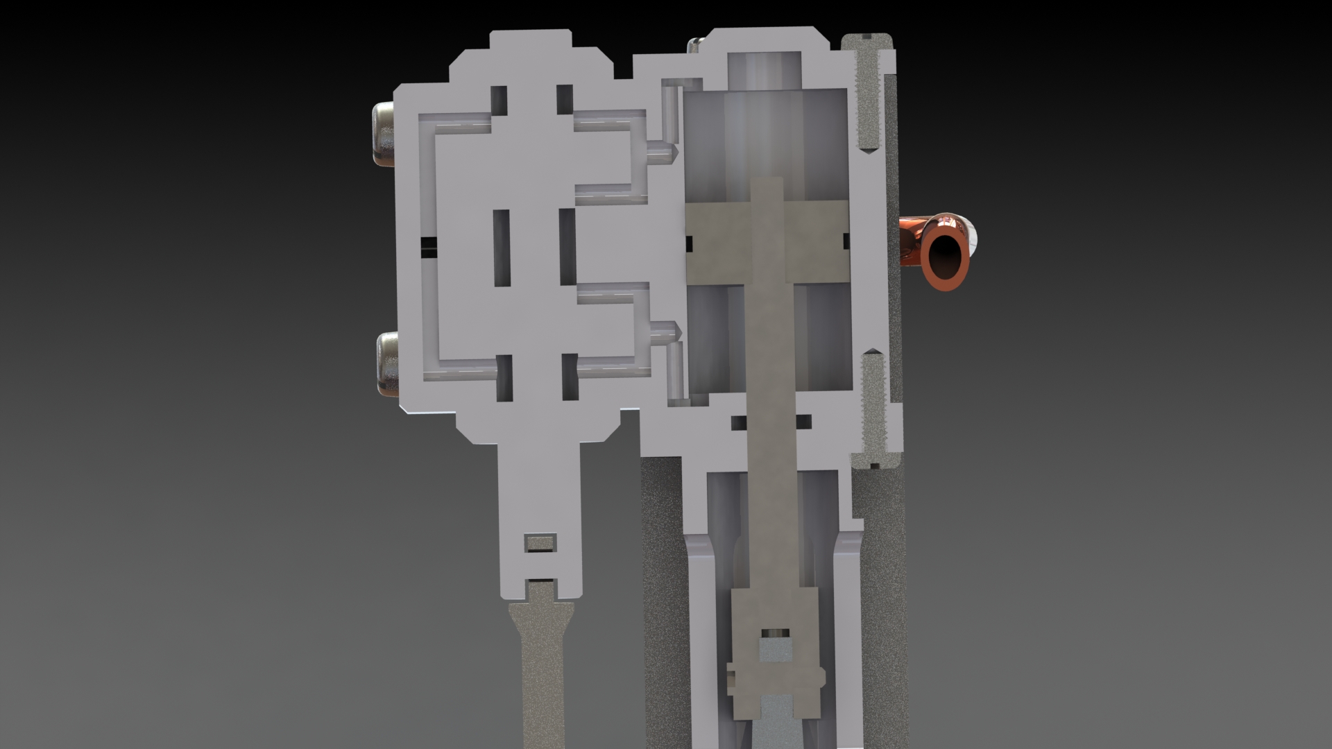 Garold Posh设计的V型模型蒸汽机3D图纸 Solidworks设计PDF工程图